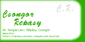 csongor repasy business card