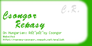 csongor repasy business card